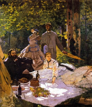  Déjeuner sur l'herbe Claude Monet