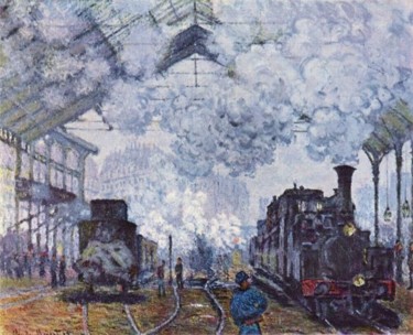  Gare Saint-Lazare 1877 Claude Monet