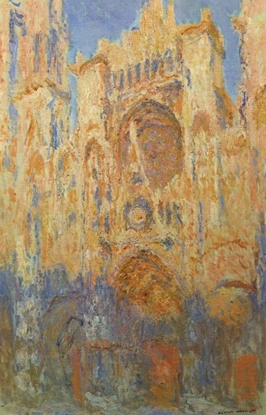  Rouen Cathedral. Facade (Sunset)  Claude Monet