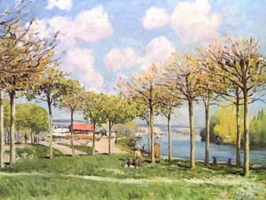  La Seine à Bougival   Alfred Sisley